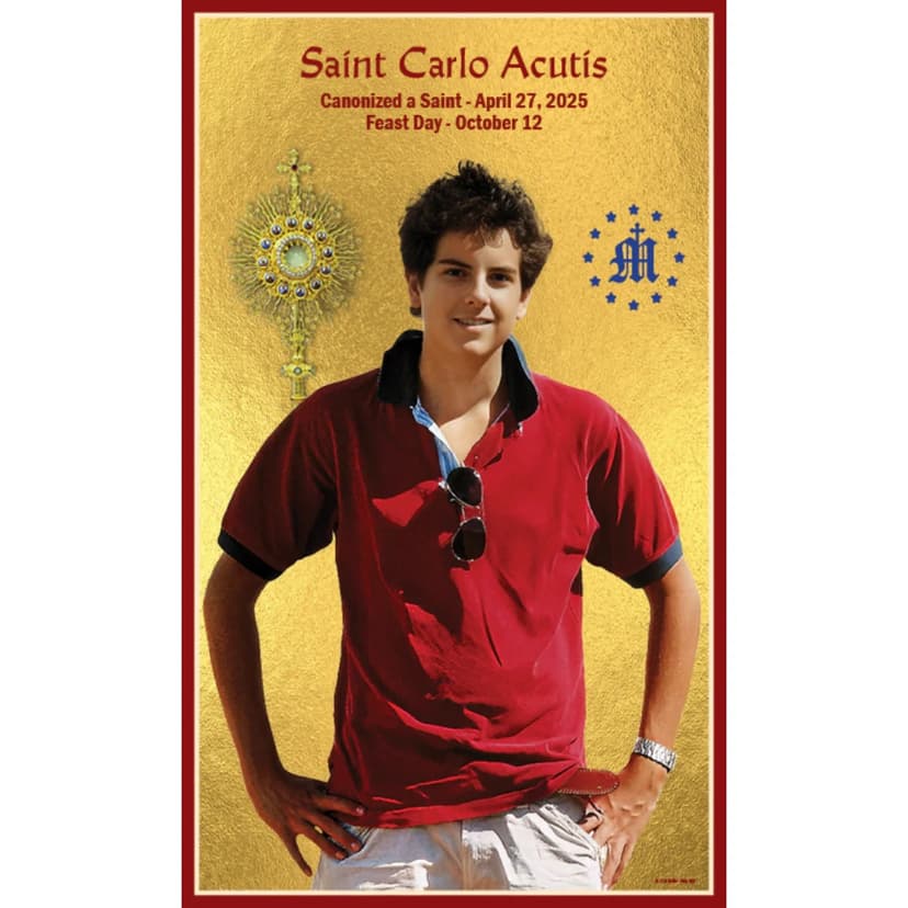Saint Carlo Acutis - Patron of the Internet and Youth